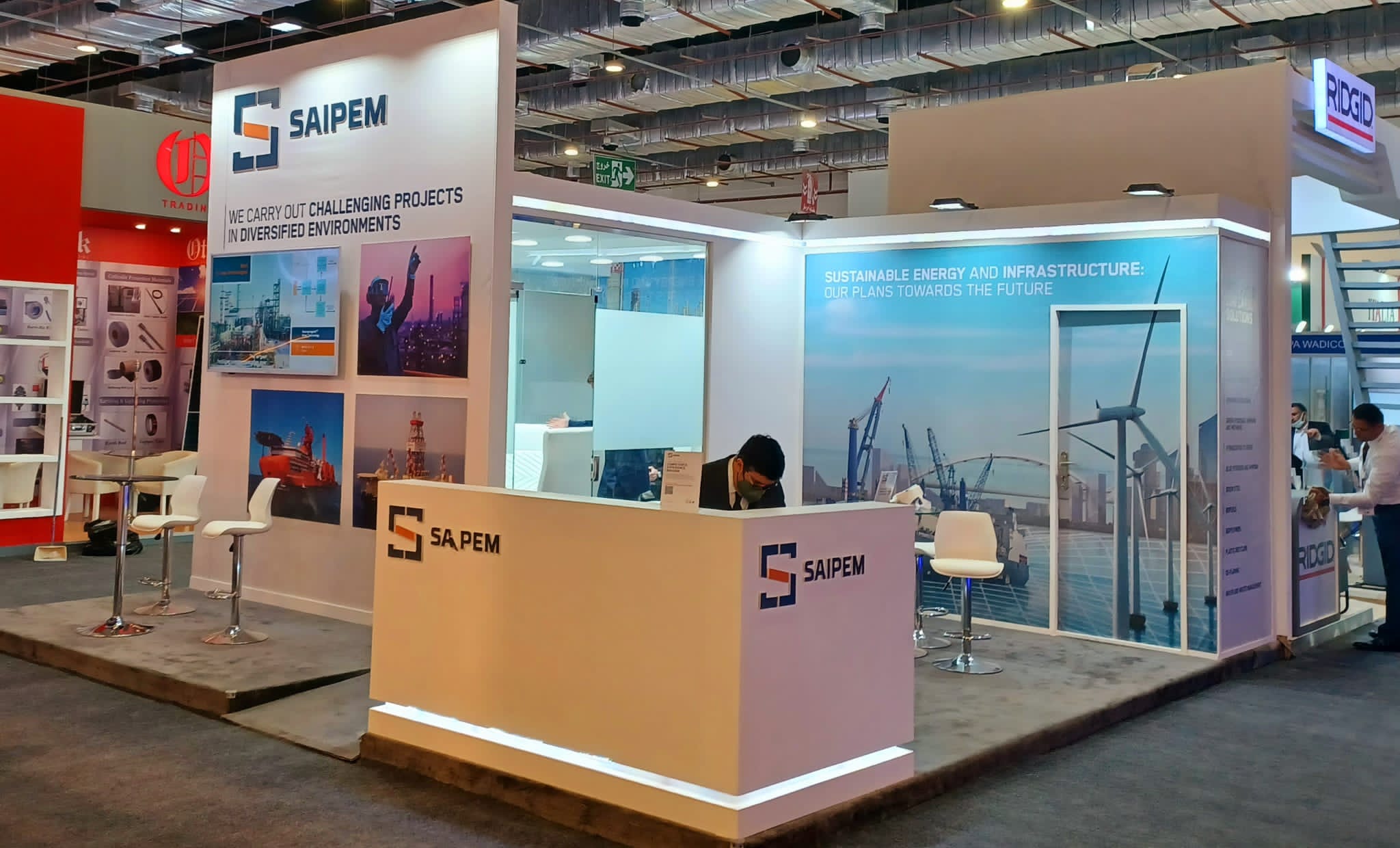 Egyps Petroleum Show Saipem Stand