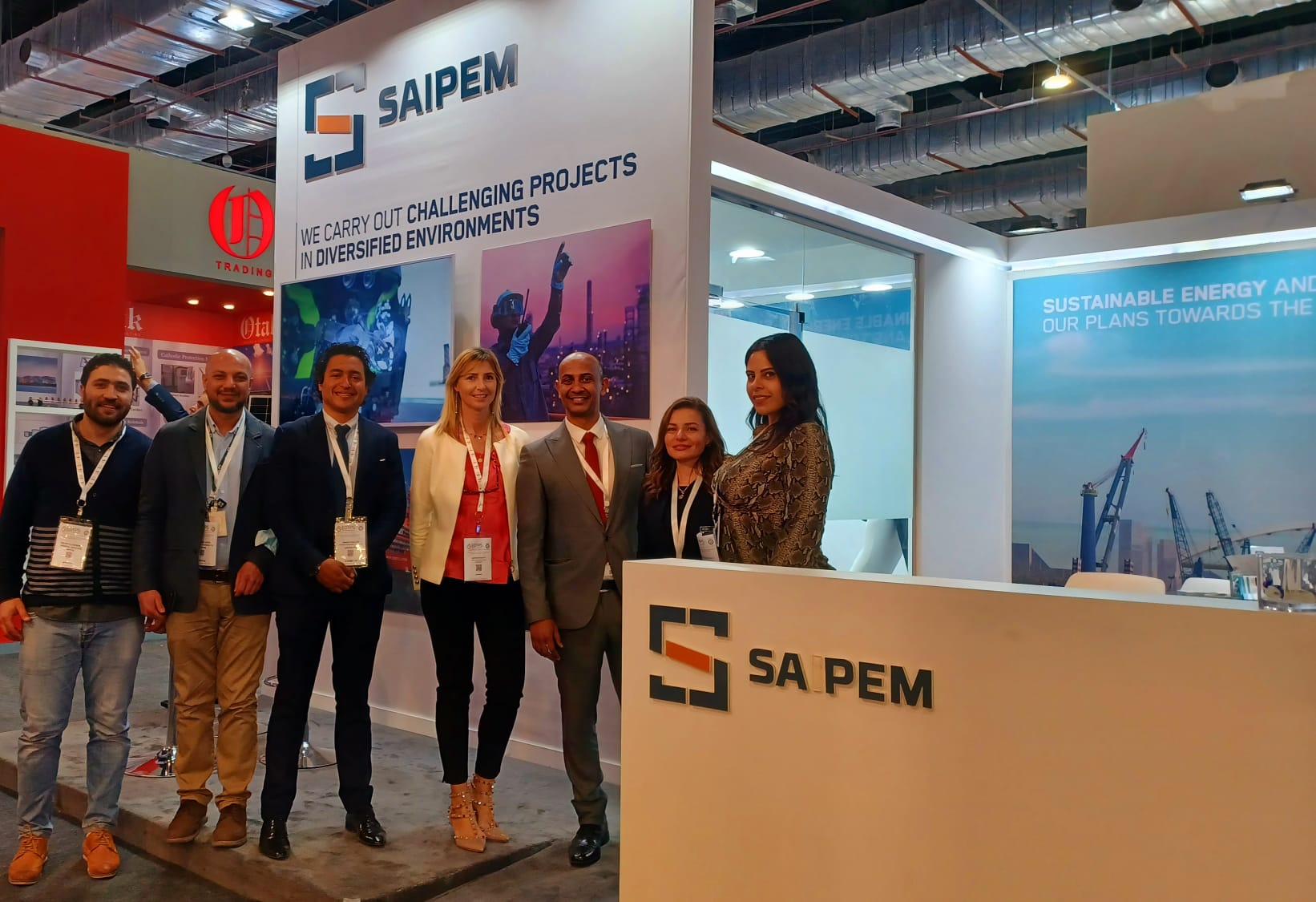 Egyps Petroleum Show Saipem Stand