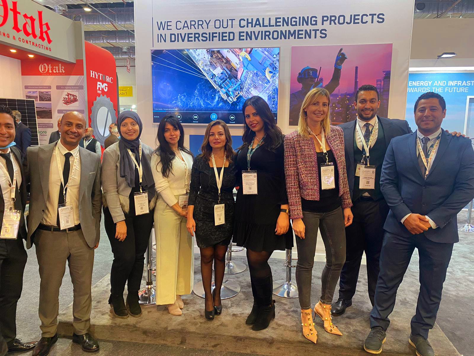 Egyps Petroleum Show Saipem Stand