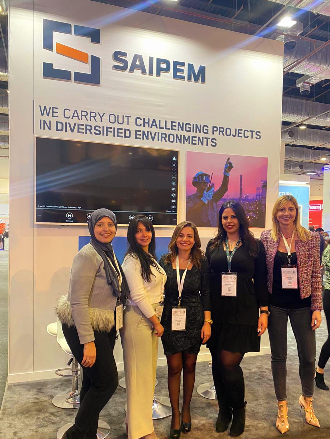 Egyps Petroleum Show Saipem Stand