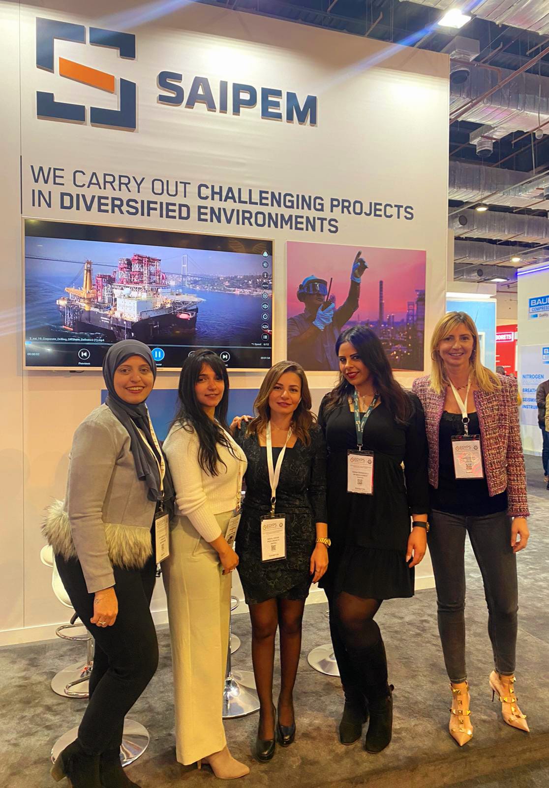 Egyps Petroleum Show Saipem Stand